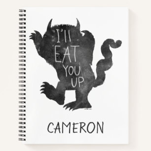 Carnet Wild Thing Je vais te manger Ajoute ton nom