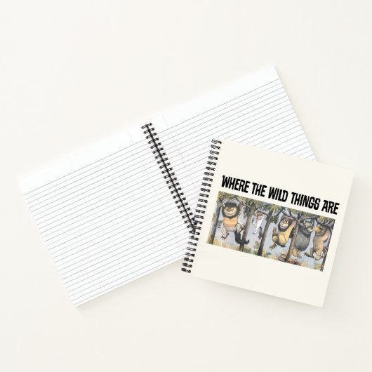 Carnet Wild Things and Max Swinging From Trees (Intérieur)