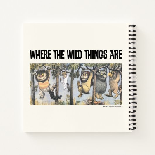 Carnet Wild Things and Max Swinging From Trees (Dos)
