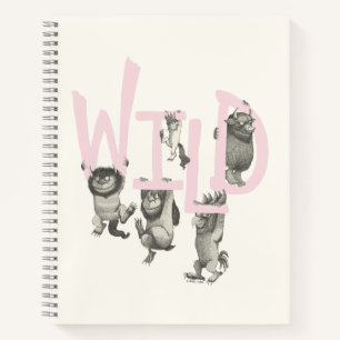 Carnet WILD Wild Things et Max - Rose