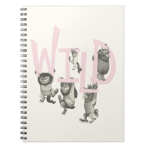 Carnet WILD Wild Things et Max - Rose