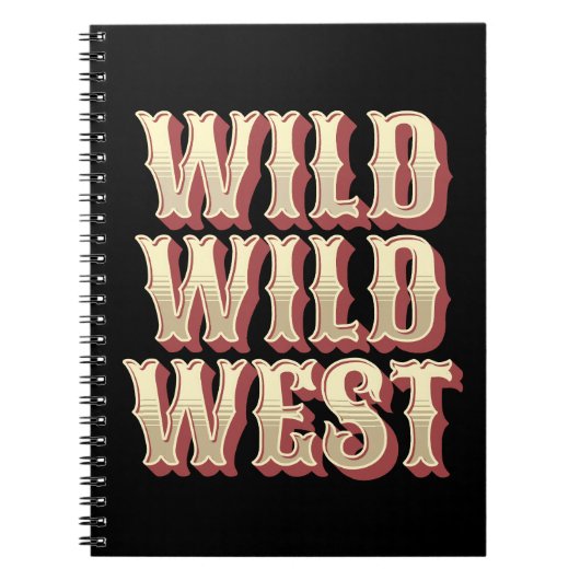 Carnet Wild Wild West (Devant)