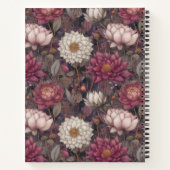 Carnet Wildflower Pink and White Garden Personalized (Dos)