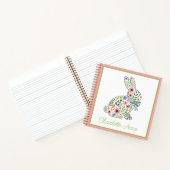 Carnet Wildflower Spring Rabbit Personalized (Intérieur)