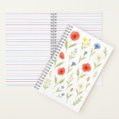 Carnet Wildflower Watercolor Softcover Notebook (À l'intérieur)