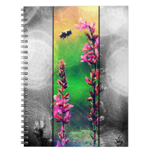 Carnet Wildflowers N Bee Stripe