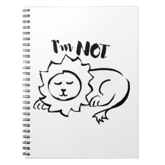 Carnet Wildly Punny — Je ne suis pas un lion Art minimali