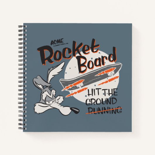 Carnet WILE E. COYOTE™ ACME Rocket Board (Devant)