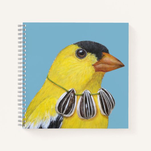 Carnet Wiley le portable goldfinch (Devant)