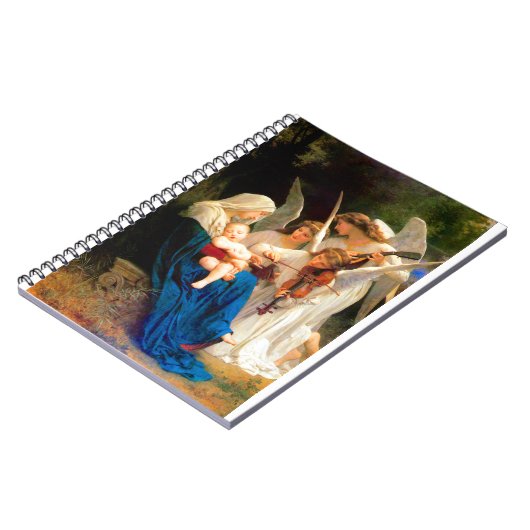 Carnet William Adolphe Bouguereau Chant des Anges (Côté gauche)