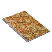 Carnet William Morris Acanthe Brun Feuilles d'Automne (Côté Droit)
