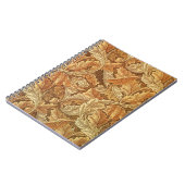 Carnet William Morris Acanthe Brun Feuilles d'Automne (Côté gauche)