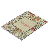 Carnet William Morris Acanthus Broderie Motif Floral (Côté gauche)