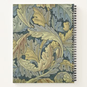 Carnet William Morris Acanthus Feuille Floral Art Nouveau (Dos)