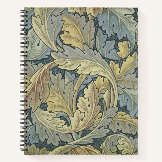 Carnet William Morris Acanthus Feuille Floral Art Nouveau (Devant)