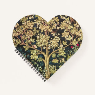 Carnet William Morris Arbre De Vie Vintage Pré-Raphaéli