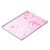 Carnet William Morris Artichoke rose pâle (Côté gauche)