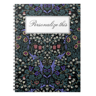 Carnet William Morris Blackthorn élégance victorienne per