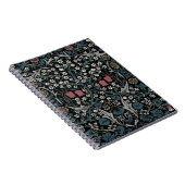 Carnet William Morris Blackthorn Floral Art Nouveau (Côté Droit)