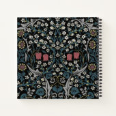 Carnet William Morris Blackthorn Floral Art Nouveau (Dos)