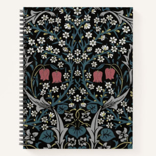 Carnet William Morris Blackthorn Floral Art Nouveau