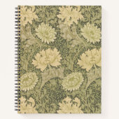 Carnet William Morris Chrysanthemum Fleur d'âge (Devant)