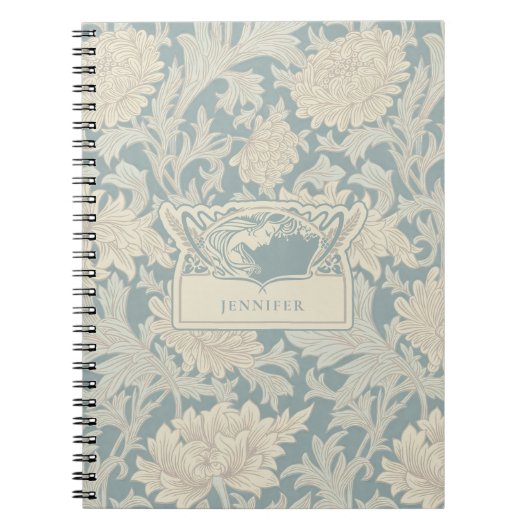 Carnet William Morris Chrysanthemum Motif (Devant)