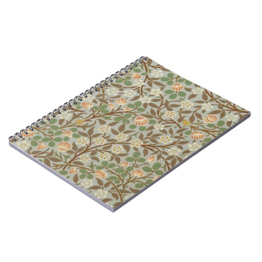 Carnet William Morris Clover Fleur botanique (Côté gauche)