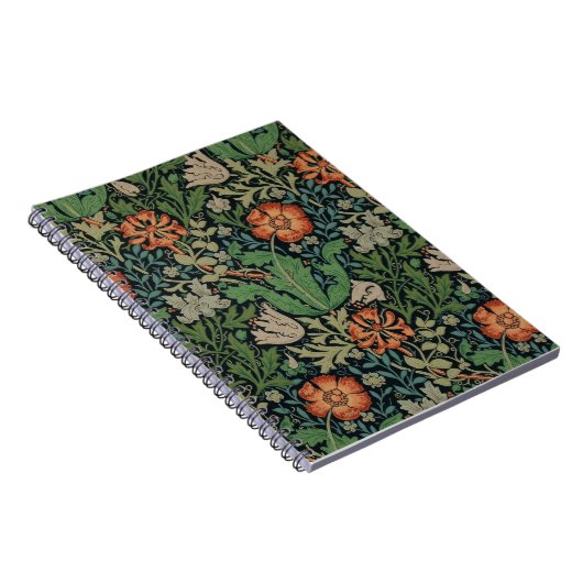 Carnet William Morris Compton Fond d'écran classique (Côté Droit)