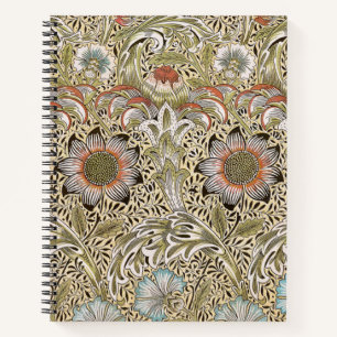 Carnet William Morris Corncockle Floral Vintage