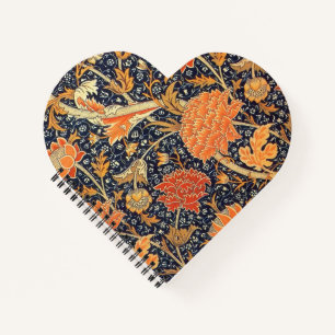 Carnet William Morris Cray Floral Art Nouveau Motif