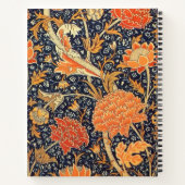 Carnet William Morris Cray Floral Art Nouveau Motif (Dos)