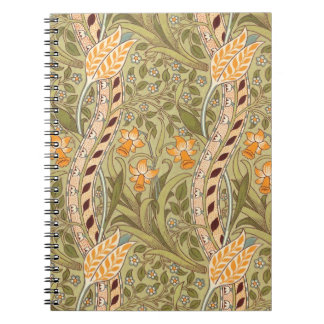 Carnet William Morris Daffodil Garden Flower Classic Bota