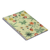 Carnet William Morris Daisy Floral Fond d'écran Motif (Côté Droit)