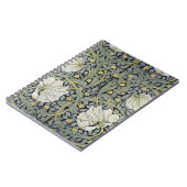 Carnet William Morris - Design Motif Pimpernel (Côté gauche)