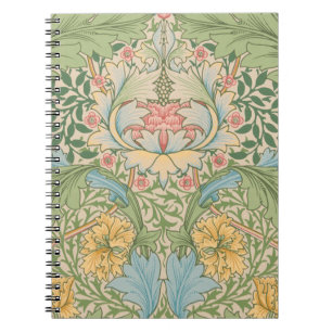Carnet William Morris Fleur de Myrte Floral Botanique