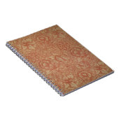 Carnet William Morris Fleur de pavot rose Floral (Côté Droit)