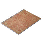 Carnet William Morris Fleur de pavot rose Floral (Côté gauche)