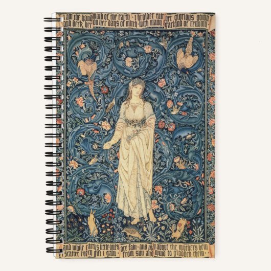 Carnet William Morris - Flora (Recto)
