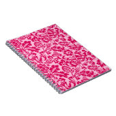 Carnet William Morris Floral Damask, Fuchsia et Pink (Côté Droit)