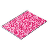 Carnet William Morris Floral Damask, Fuchsia et Pink (Côté gauche)