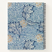Carnet William Morris Flower Floral Design (Dos)