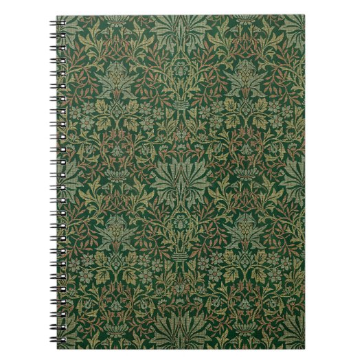 Carnet William Morris Flower Garden-Greens (Devant)