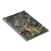 Carnet William Morris Forest Rabbit Floral Art (Côté Droit)