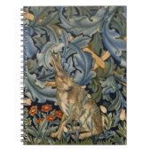 Carnet William Morris Forest Rabbit Floral Art (Devant)