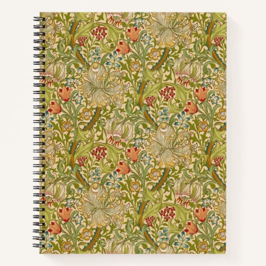 Carnet William Morris "Golden Lily" 2 (Devant)