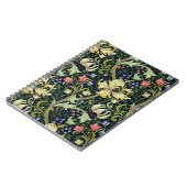 Carnet William Morris Golden Lily modèle floral (Côté gauche)