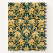 Carnet William Morris Golden Lily Vintage Préraphaélite (Dos)