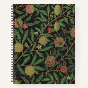 Carnet William Morris grenade classique fruits