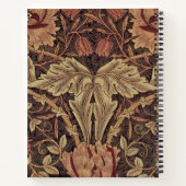 Carnet William Morris Honeysuckle Classic English Art (Dos)